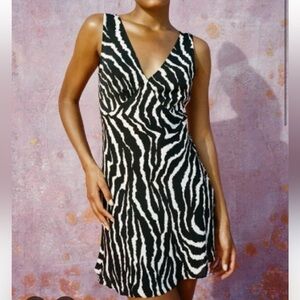 Realisation Par Isabelli Zebra Print Dress